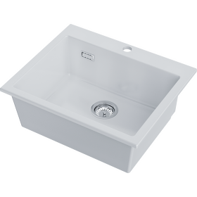 Картинка Omoikiri Omishima 60-WH Glossy Natceramic/белый глянцевый