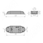 Превью картинка PULSE Блок питания AC-230/DC-24V, IP20, 30W (LSA-PS24V-IP31-30W) #2