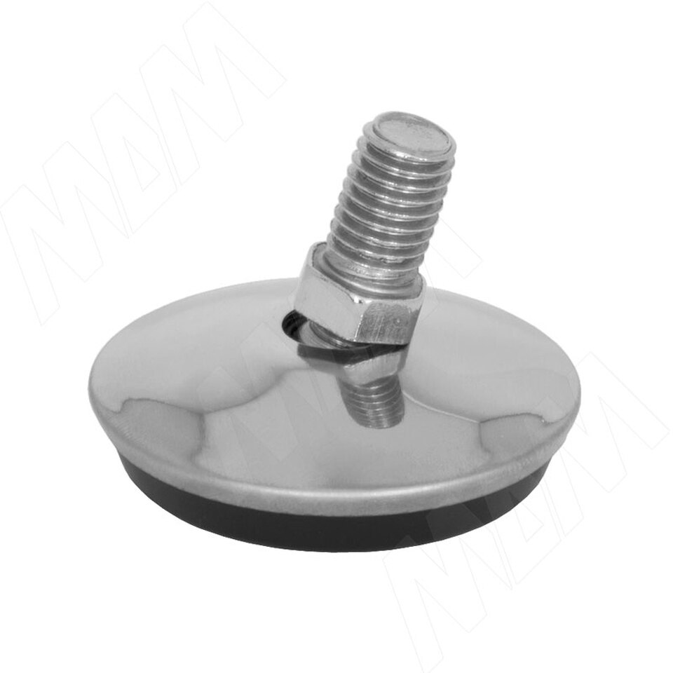 Фото PULSE Ножка мебельная на подвижном шарнире, М10x15, хром (LEV M10 X 15)