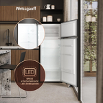 Превью картинка Холодильник с верхней морозилкой Weissgauff WRK 1430 Defrost Black #6