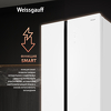 Превью картинка  Холодильник side by side Weissgauff WSBS 1036 Inverter NoFrost Premium White Glass #7