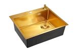 Превью картинка Металлическая мойка EMAR EMB-560(TOP) PVD Golden #1