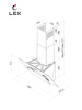 Превью картинка Наклонная вытяжка Lex MIRA G 600 WHITE #15
