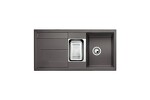 Превью картинка Гранитная мойка Blanсo METRA 6S SILGRANIT PuraDur темная скала с клапаном-автоматом #1
