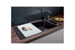 Превью картинка Гранитная мойка Blanсo AXIA III XL 6 S SILGRANIT PuraDur антрацит, доска стекло c кл.-авт. InFino #2