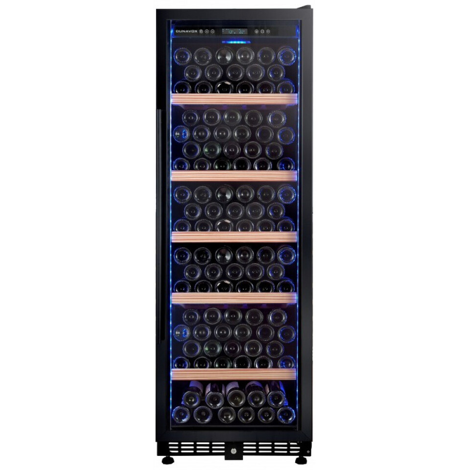 Фото Шкаф винный  Винный холодильник (шкаф) компрессорный Dunavox 198 бут DX-198.450K
