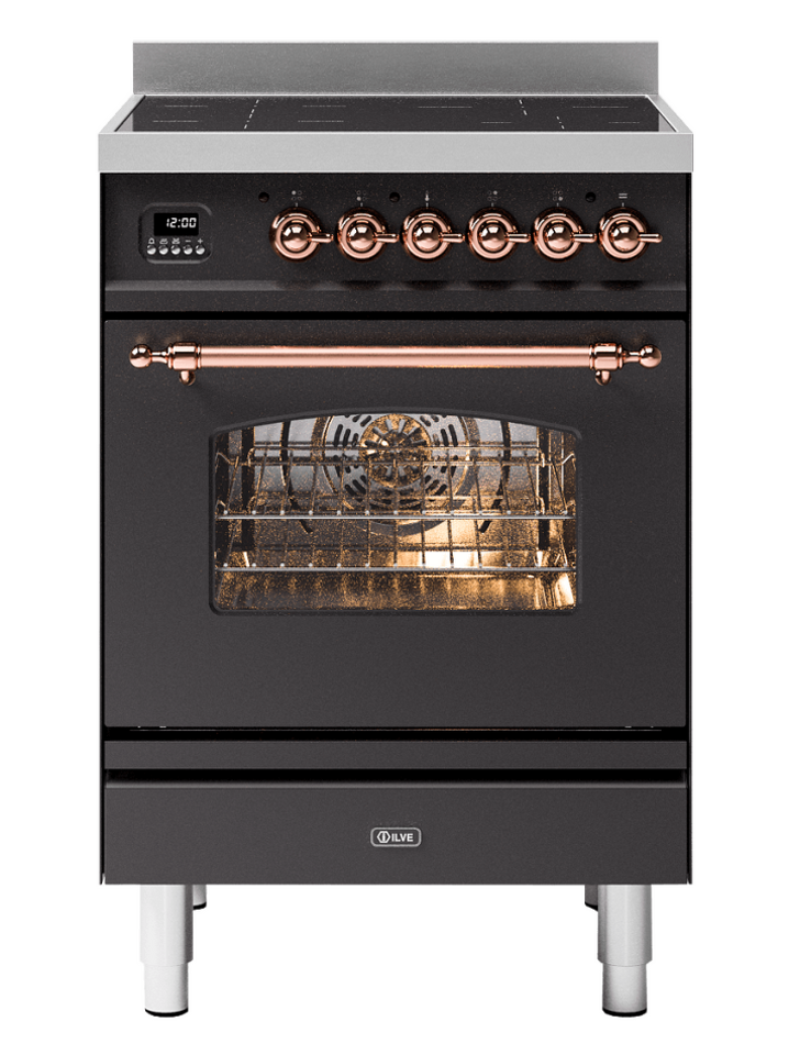 Фото Центр варочный ILVE PI064NE3/MGP матовый графит (фурн. медь)