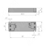 Превью картинка PULSE Блок питания AC-230/DC-24V, IP20, 15W (LSA-PS24V-IP31-15W) #2