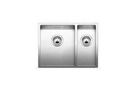 Картинка Blanсo CLARON 340/180-U (чаша слева) нерж.сталь зеркальная полировка с отв. арм. InFino