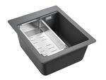 Превью картинка Кварцевая мойка EMAR EMQ-1420.Q Антрацит #1