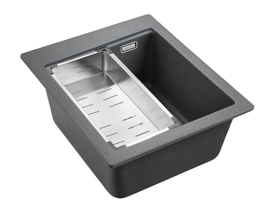 Фото Кварцевая мойка EMAR EMQ-1420.Q Антрацит