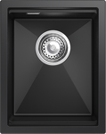Превью картинка Гранитная мойка Rivelato LINO 354 1-чаш 350*440 nero #1