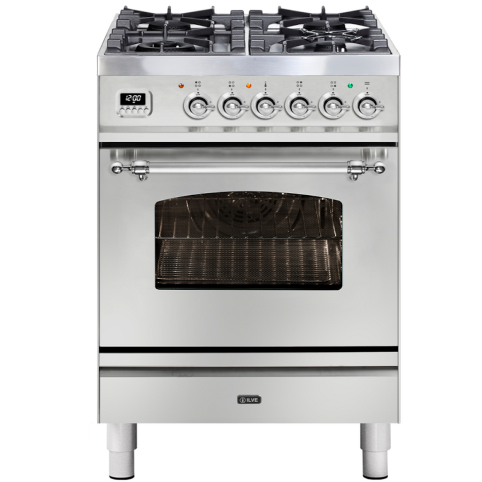 Фото Центр варочный ILVE P06NE3/SSC нержавеющая сталь (фурн. хром)