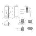 Превью картинка PULSE Каркас стеллажа напольного 500x1360x450мм (4 полки), черный (RAL 9005, муар) (MF.31.50x136x45.BLC) #4