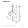 Превью картинка Печь микроволновая встраиваемая Lex BIMO 20.07 WHITE #13