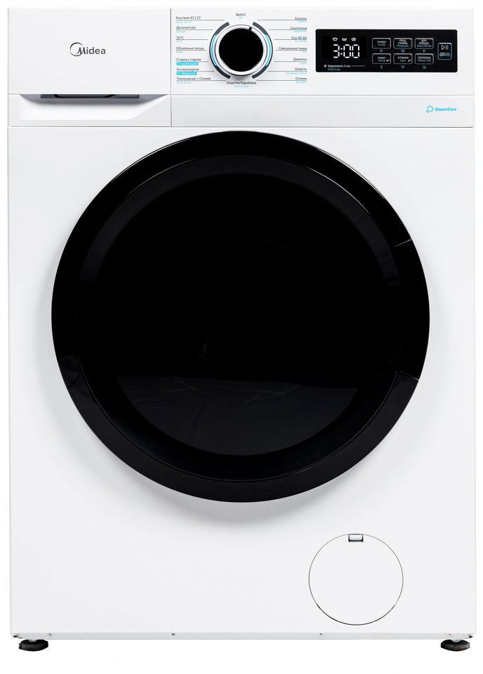 Фото Стиральная машина с фронтальной загрузкой Midea MF11712BS40/W