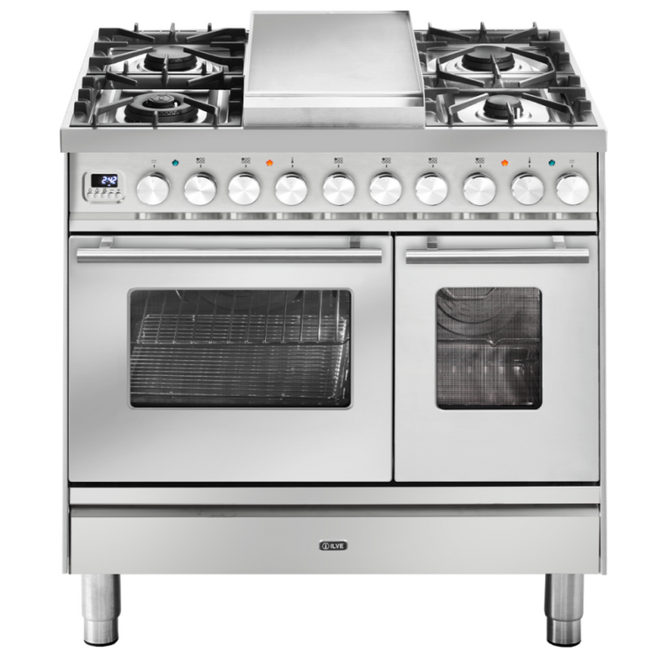 Фото Центр варочный ILVE PD09FDWE3/SS нержавеющая сталь (фурн. сатинированная сталь)