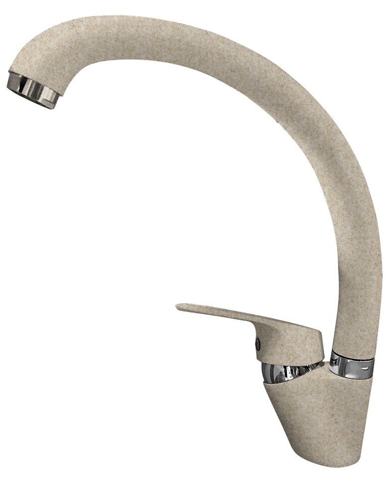 Фото Смеситель для кухни GranFest Z-3323 Темно-серый