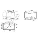 Превью картинка Полновстраиваемая вытяжка KRONA SELINA 600 GLASS white S #13