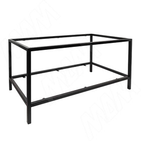 Картинка PULSE Металлокаркас-стол журнальный 900x450x440мм черный (RAL 9005, муар) (MF.13.900x450x440.BLC)