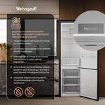 Превью картинка Холодильник с нижней морозилкой Weissgauff WRK 2010 D Inverter NoFrost Black Soft Close #4