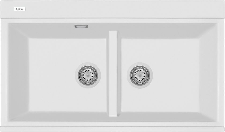 Фото Rivelato FONDE 8638-2 2-чаш 860*510 Bianco latte