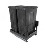 Превью картинка PULSE MOVEBOX F45 Система сортировки и хранения, платформа, 2 емкости (2x35), креп. фасада, полн.выдв., плавн.закр., графит (WRB452-70DGHFS) #1