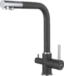 Превью картинка Смеситель для кухни GranFest 3611 Графит #1