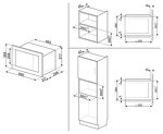 Превью картинка Печь микроволновая встраиваемая Smeg FMI017X #2