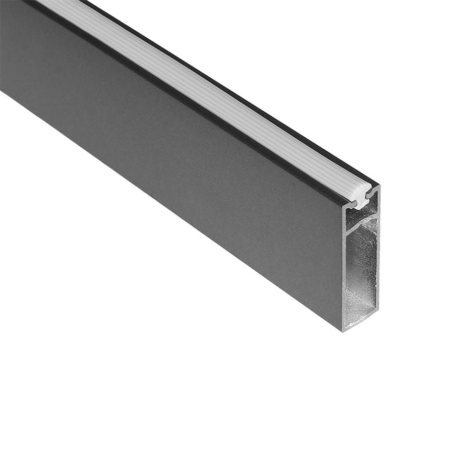 Фото Duslar Штанга прямоугольная REKS для одежды, длина 3000 мм, антрацит