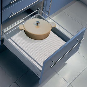 Картинка Duslar Коврик CUBA противоскользящий, длина 20 000 мм, ширина 474 мм, толщина 1.1 мм, белый