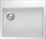 Превью картинка Гранитная мойка Rivelato TESORO 605-L 1-чаш 600*510 Белый 101 #1