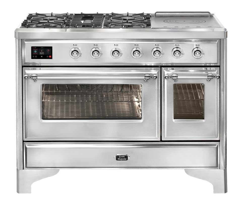 Фото Центр варочный ILVE M12SDNE3/SSC нержавеющая сталь (фурн. хром)