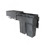 Превью картинка PULSE PROBOX MAX F30 Система сортировки и хранения, 2 емкости (2x15), креп. фасада, полн.выдв., плавн.закр., графит (MBN302-30DGMAX) #3