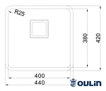 Превью картинка Металлическая мойка Oulin OL-0363 #3