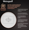 Превью картинка Холодильник с нижней морозилкой Weissgauff WRK 185 Total NoFrost Inverter White Glass #3