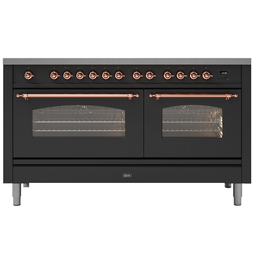 Фото Центр варочный ILVE P15SDNE3/MGP матовый графит (фурн. медь)