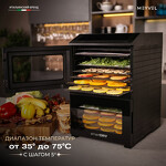 Превью картинка Сушилка для овощей и фруктов Дегидратор Meyvel MDH15-1P2 (Black) #26