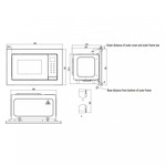 Превью картинка Печь микроволновая встраиваемая Haier HMX-BTG207B #3