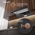 Превью картинка Встраиваемая вытяжка Weissgauff TEL 600 2M Touch Black Glass #16