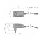Превью картинка PULSE Адаптер питания, AC-220/DC-12V, 12W (PS12-IP20-AD-12W) #2