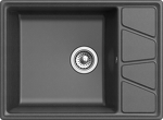 Превью картинка Мраморная мойка GranFest VERTEX 680L Графит #1