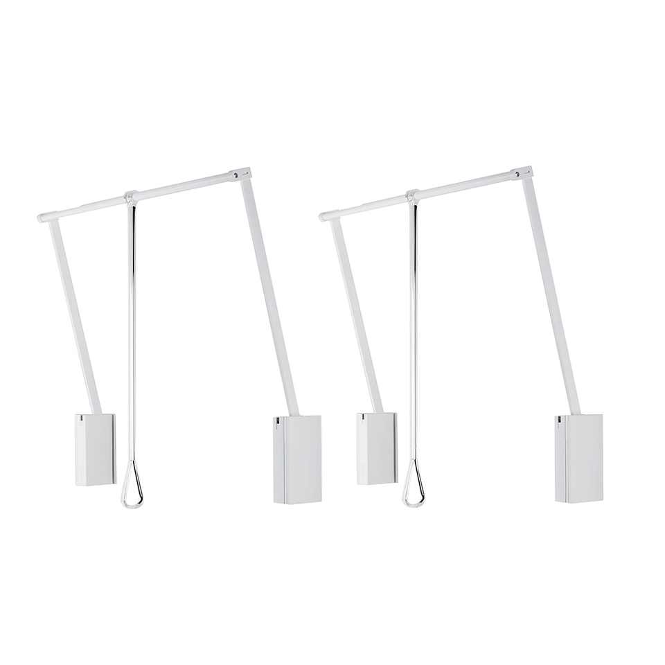 Фото Servetto Телескопический пантограф SERVETTO 3T для одежды, 2 шт., ширина 560-950 мм, белый