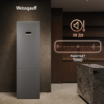 Превью картинка Холодильник с нижней морозилкой Weissgauff WRK 2010 D Inverter NoFrost Dark Grey Soft Close #9