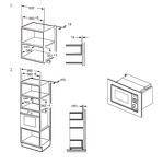 Превью картинка Печь микроволновая встраиваемая Weissgauff BMWO-209 PDB #13