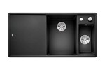 Превью картинка Гранитная мойка Blanсo AXIA III 6 S-F SILGRANIT PuraDur антрацит чаша справа, доска ясень c кл.-авт. InFino #1