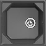 Превью картинка Мраморная мойка GranFest UNIQUE 500 Графит #1