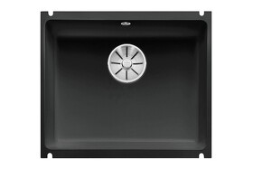 Картинка Blanсo SUBLINE 500-U керамика PuraPlus черный  с отв.арм. InFino