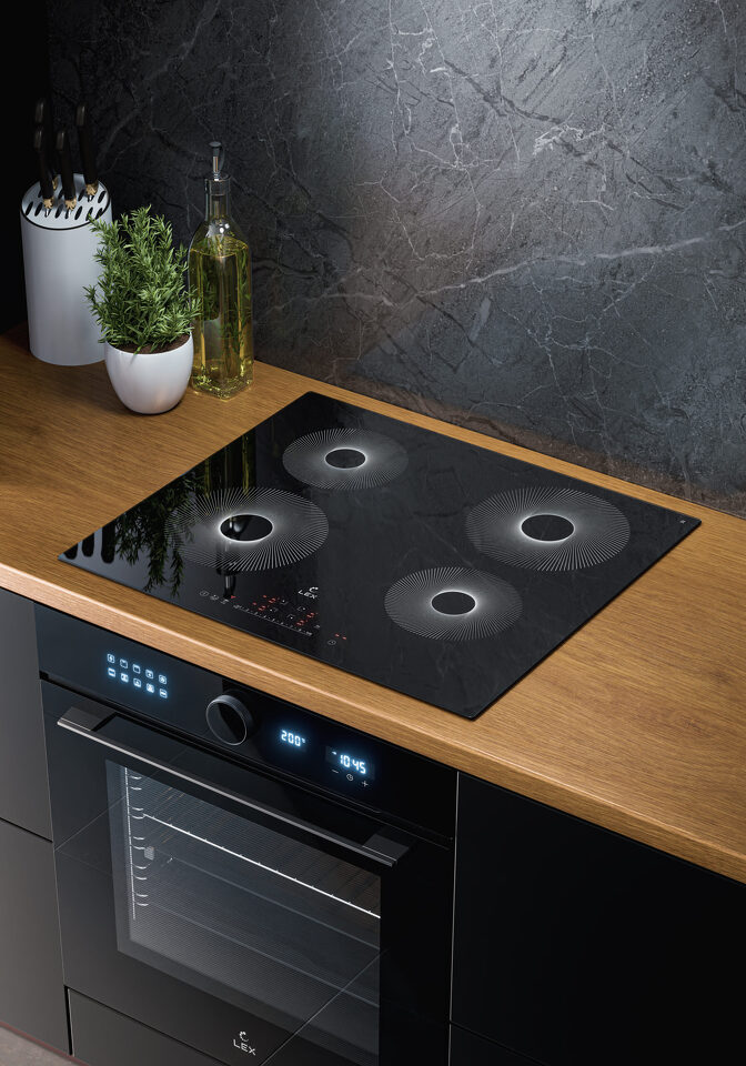 Фото Индукционная варочная панель Lex EVI 640 R1 I BL панель стеклокерамическая индукционная