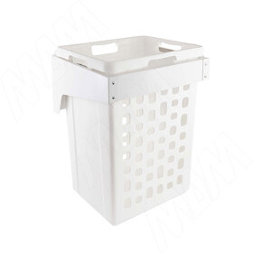 Картинка PULSE HAMPER LF45 Корзина для белья откидная, 1 емкость (48л), цвет белый (LHF451-48WT)